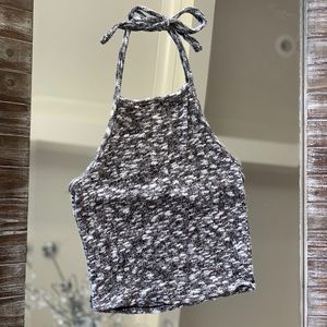 American Eagle Outfitters B+W Halter Top